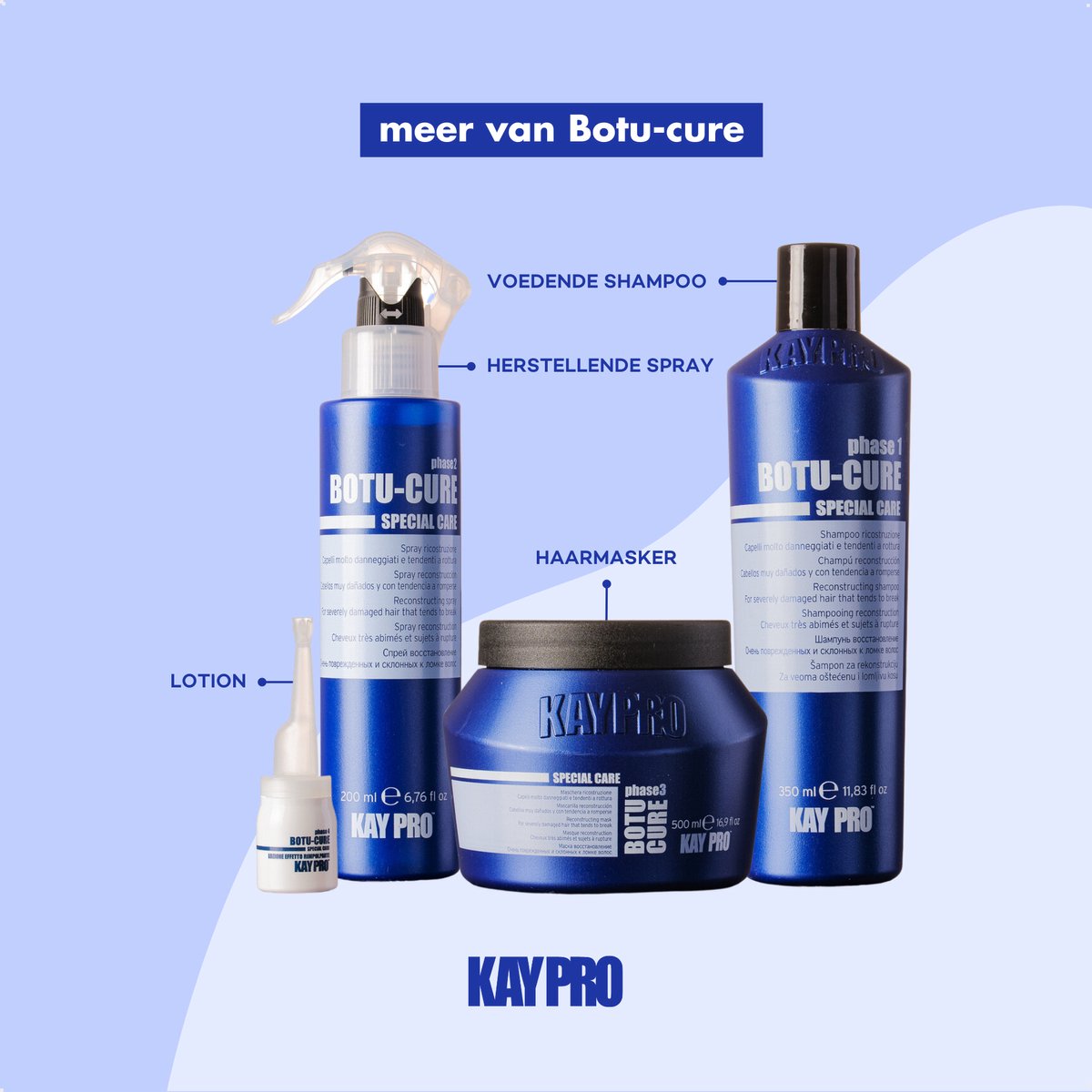 KayPro Botu-cure Fase 3 Masker 1000ml – Haarmasker voor droog en beschadigd  haar –... | bol.com