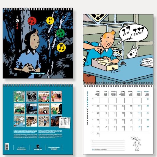 Soldes Tintin Calendrier - Nos bonnes affaires de janvier