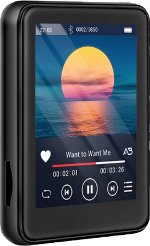 MP3 Speler Bluetooth 4GB+256GB - 2.4'' TFT Screen - MP4 speler met  Bluetooth 4.2 - X6... | bol