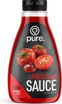 PURE Low Carb Sauce - Ketchup - 425ml - caloriearm & vetarm - dip saus - dieet
