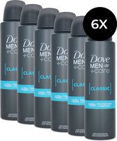 Dove Men + Care Classic Deodorant Spray - 6 x 150 ml