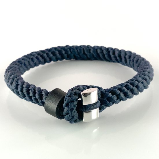Brahman - Viper - Marineblauw - Heren armband - 20cm