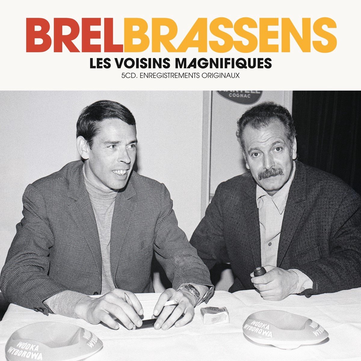Georges Brassens & Jacques Brel - Brel Brassens - Les Voisins Magnifiques (5 CD)