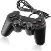 Analog Controller geschikt voor Playstation 2 - Zwart - Dual Shock 2 - Bedraad / Wired - Geschikt voor PS2