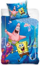 SpongeBob Dekbedovertrek, Bikini Bottom - 140 x 200 cm / 60 x 70 cm - - Katoen