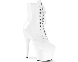 Pleaser Enkellaars -42 Shoes- ADORE-1020 Wit