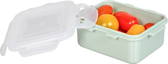 Lock&Lock Bewaarbakjes Babyvoeding - Diepvriesbakjes - Babyhapjes - Melkpoeder - Moedermelk - Invriezen - Snackdoosjes - Lekvrij - Luchtdicht - BPA vrij - 180 ml - Pastel Groen - Set van 4 stuks - LocknLock van Lock&Lock — afbeelding 3