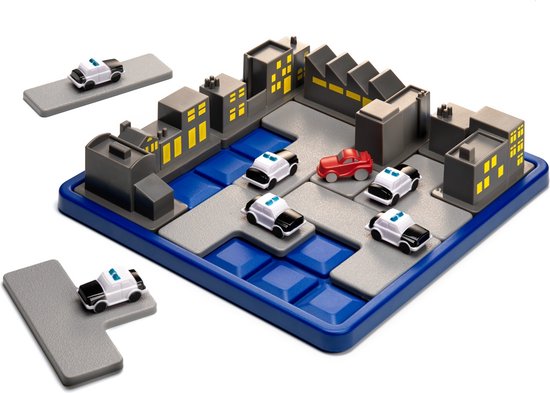 SmartGames - RoadBlock - breinbreker met 80 opdrachten vanaf 7 jaar - auto's