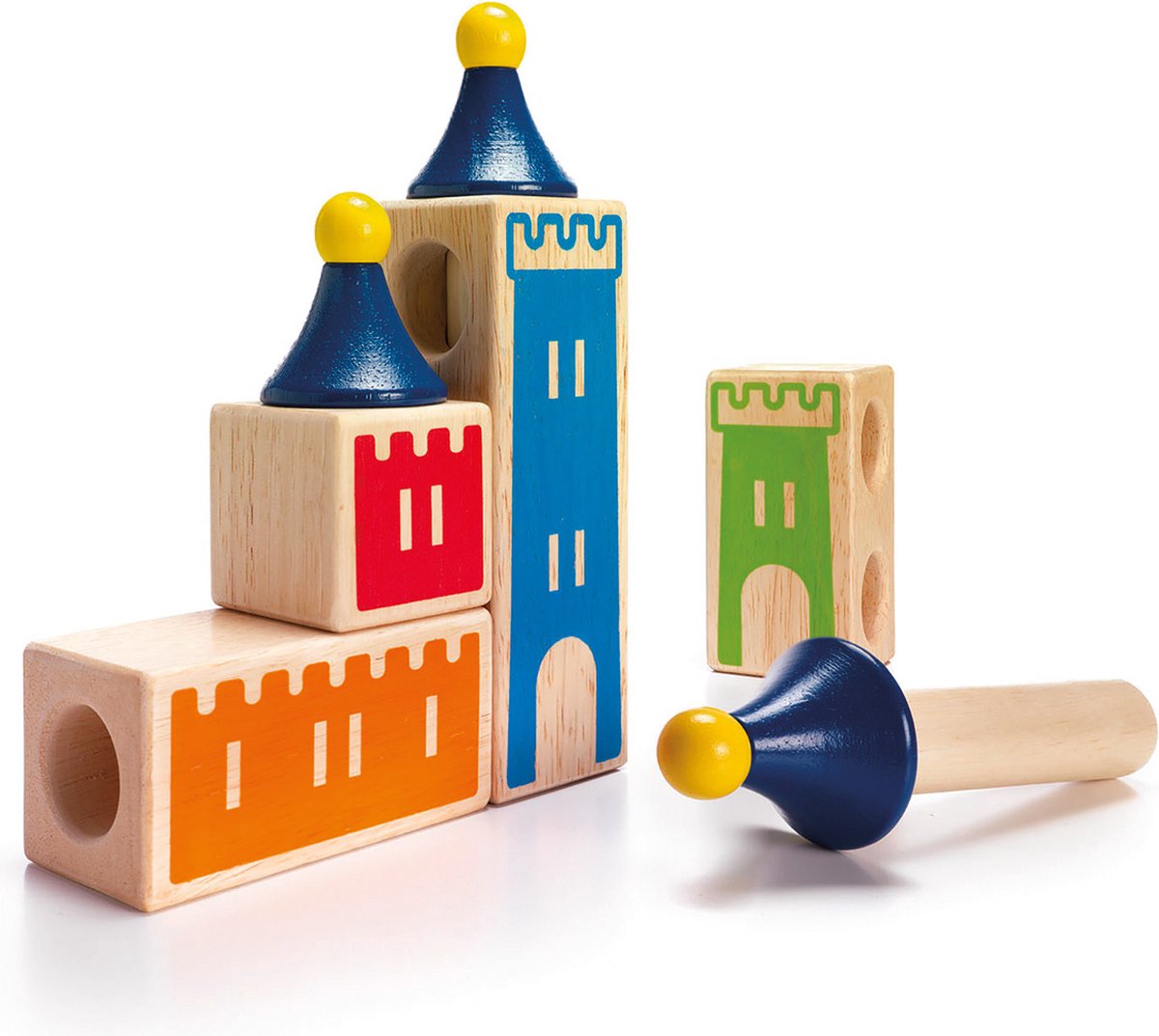SmartGames Castle Logix - Houten Logisch Denkspel - 48 Ruimtelijke Bouwuitdagingen - Educatief Solospel - Vanaf 3 Jaar — afbeelding 5