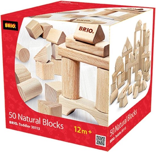 Blocs de construction en bois naturel - Le Toy Van - Les jouets en bois