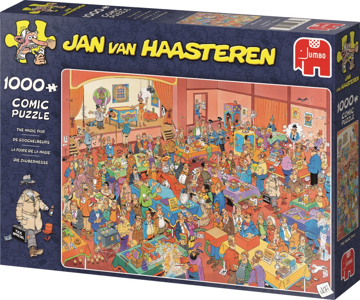 Jan van Haasteren - De Goochelbeurs - 1000 stukjes puzzel — afbeelding 8