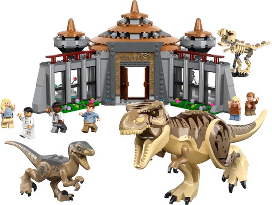 LEGO Jurassic - Centre d'accueil : T. rex et Raptor Attack 76961