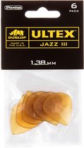 Jim Dunlop - Ultex Jazz III - Plectrum - 1.38 mm - 6-pack