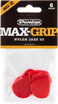Jim Dunlop - Max Grip - Plectrum - Jazz III - 1.38 mm - 6-pack