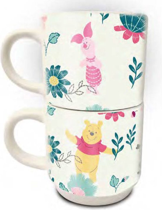 Disney - Winnie the Pooh stackable mugs set