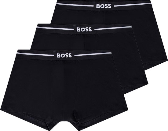 HUGO BOSS Bold trunks (3-pack) - heren boxers kort - zwart - Maat: XL
