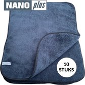 10xNanodoek/Nanoplus/Vaatdoek/36x31/Zwart