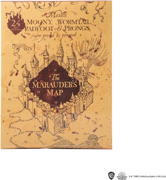 Bloc-notes Harry Potter Carte du Maraudeur Harry Potter