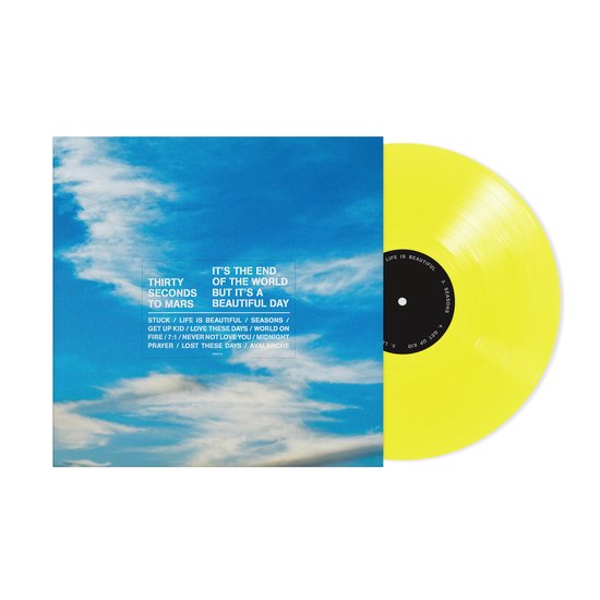 It's The End Of The World But It's A Beautiful Day Exclusive Sky Vinyl  (Signed)