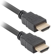 Lanberg CA-HDMI-11CC-0018-BK, 1,8 m, HDMI Type A (Standard), HDMI Type A (Standard), 10,2 Gbit/s, Noir