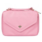 Bible Cover Pink with Heart Badge