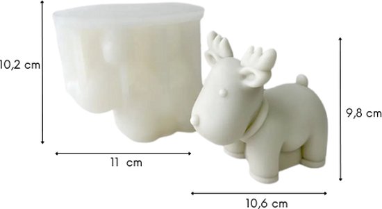 ZoeZo - Moule à bougies - Noël - Noël - Noël - Moules à bougies - Moule en Siliconen - Fabriquez vos propres bougies - Moulage de Plâtre et époxy - Faire du savon