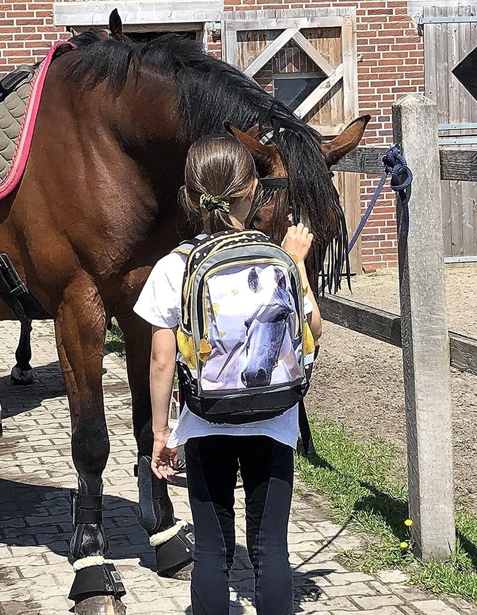 Ragusa-Trade Pferde Fan Rucksack Kinderrucksack Für Jungen Und
