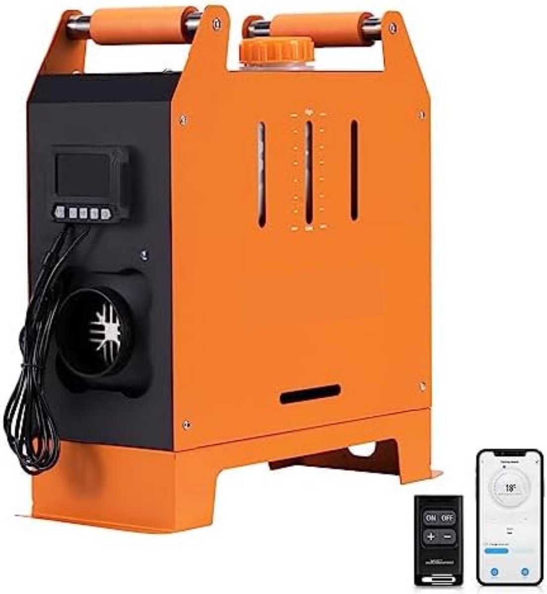 Orbit Electronic® Chauffage soufflant Diesel puissant 12 V - 8 kW - Avec  écran LCD et