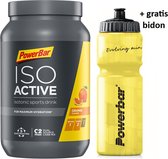 PowerBar IsoActive + Bouteille d'eau PowerBar GRATUITE - boisson pour sportifs - 1320 grammes - Orange