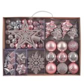 PRACHTIGE KERST® - Kerstballen - 70 Delige Set - Kerstversiering - Kerstboomdecoratie - Kerstornamenten