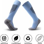 MyStand® Grip Chaussettes Voetbal Sport Grip Chaussettes Hautes Anti Ampoules Unisexe Taille Unique - Blauw