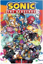 Poster Jeux Sonic The Hedgehog - personnages de bandes dessinées soniques 91,5x61 cm 150 grammes papier couché brillant