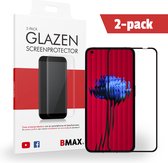 2-pack BMAX geschikt voor de Nothing Phone 1 - Full Cover - Gehard glas - Google screenprotectors - Telefoonaccessoires - Telefonie & Accessoires - Beschermglas - Glas screenprotectors - Zwart