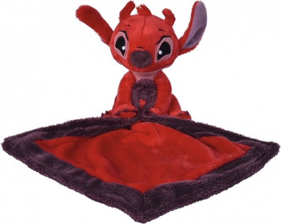 Disney - Doudou Tenant Doux Leroy Lilo & Stitch - 22 x 22 cm - Doudou Doudou