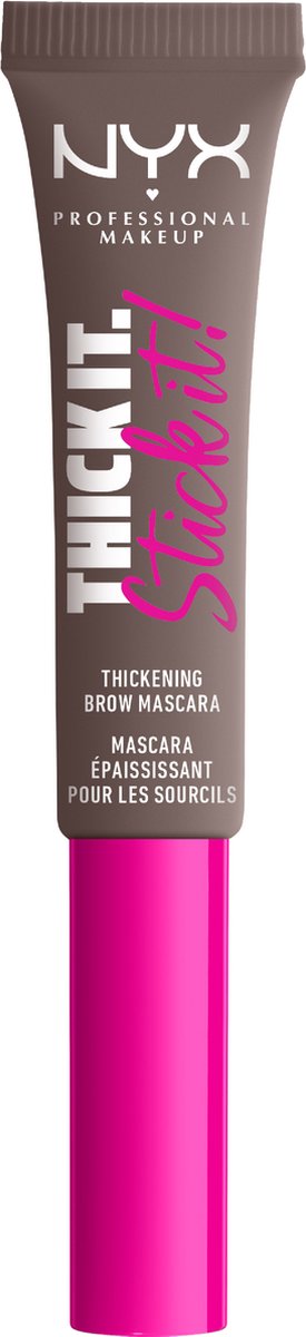 NYX Professional Makeup Thick It. Stick It! Brow Mascara - Cool Ash Brown - Wenkbrauwmascara - 7ml