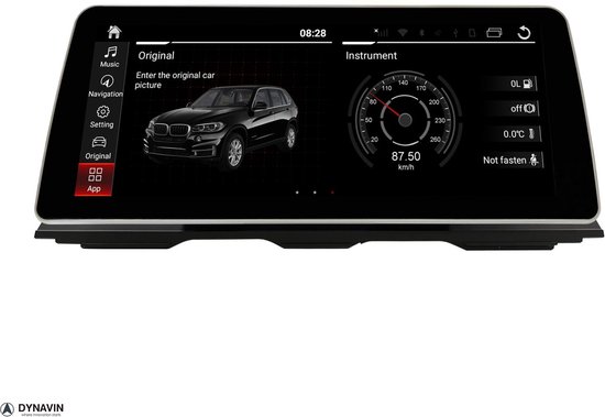 Dynavin - BMW 5 serie F10/F11 van 2013 – 2016 met origineel NBT systeem - android 11
