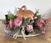 Herfstdecoratie - tafeldecoratie - pompoendecoratie - herfstversiering - decoratie woonkamer