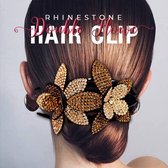 Haarsieraad - Haarclip - Haarklem - Haarspeld - Haar accessoires - Haarspelden - Haarklemmen - Dames - Goud - 11 cm x 5 cm - Uniek - Cadeau Tip