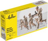 1:72 Heller 49609 British Infantry 8th Army - Figuren Plastic Modelbouwpakket
