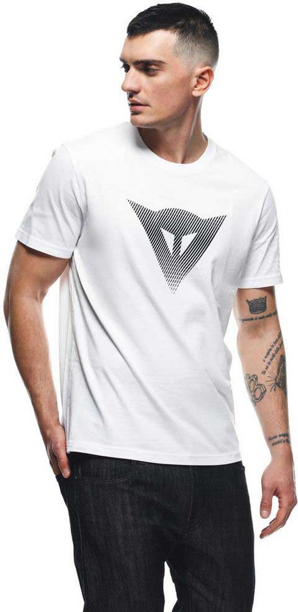 Dainese Dainese T-Shirt Logo White Black - Maat XXL -