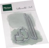 Marianne Design • Clear Stamps Silhouette Art Candles