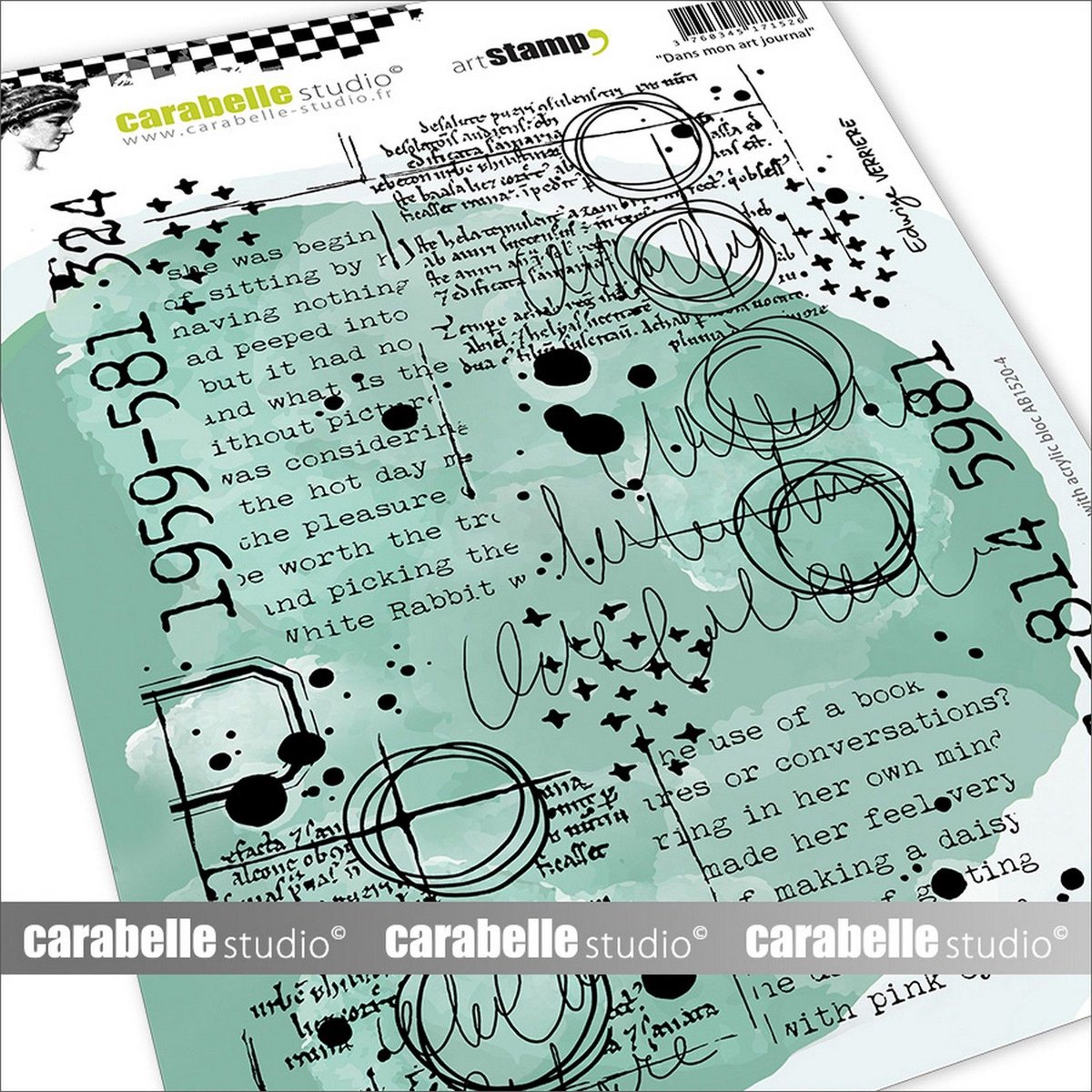Carabelle Studio • Cling Stamp A5 Dans Mon Art Journal