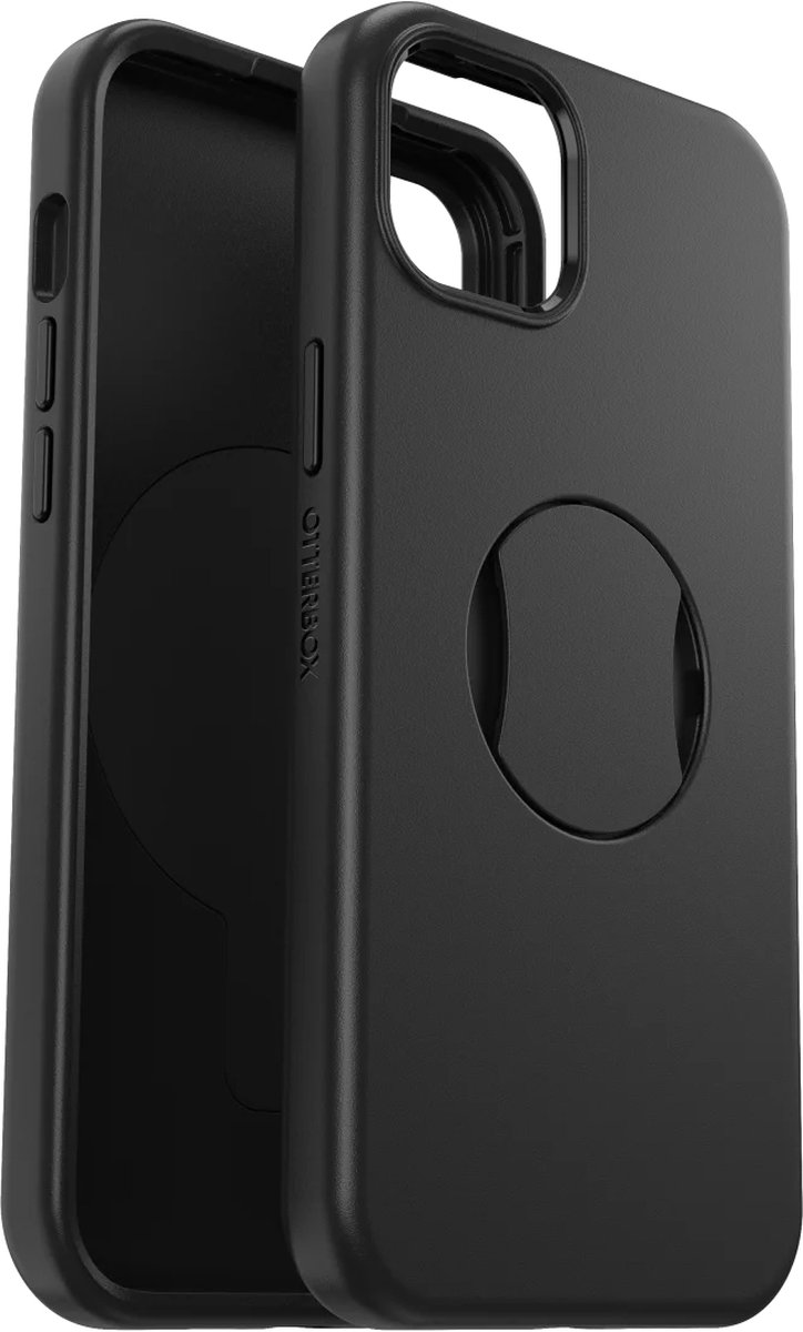 Geschikt voor OtterBox Apple iPhone 15 Plus OtterGrip Geschikt voor Mag Hoesje - Zwart