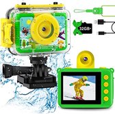 Digitale Kindercamera - Kinderfototoestel - Kindercamera Digitaal - met 32GB micro SD kaart - Groen