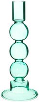 Bubble Kandelaar Turquoise - Sass & Belle - Glas - 20 cm