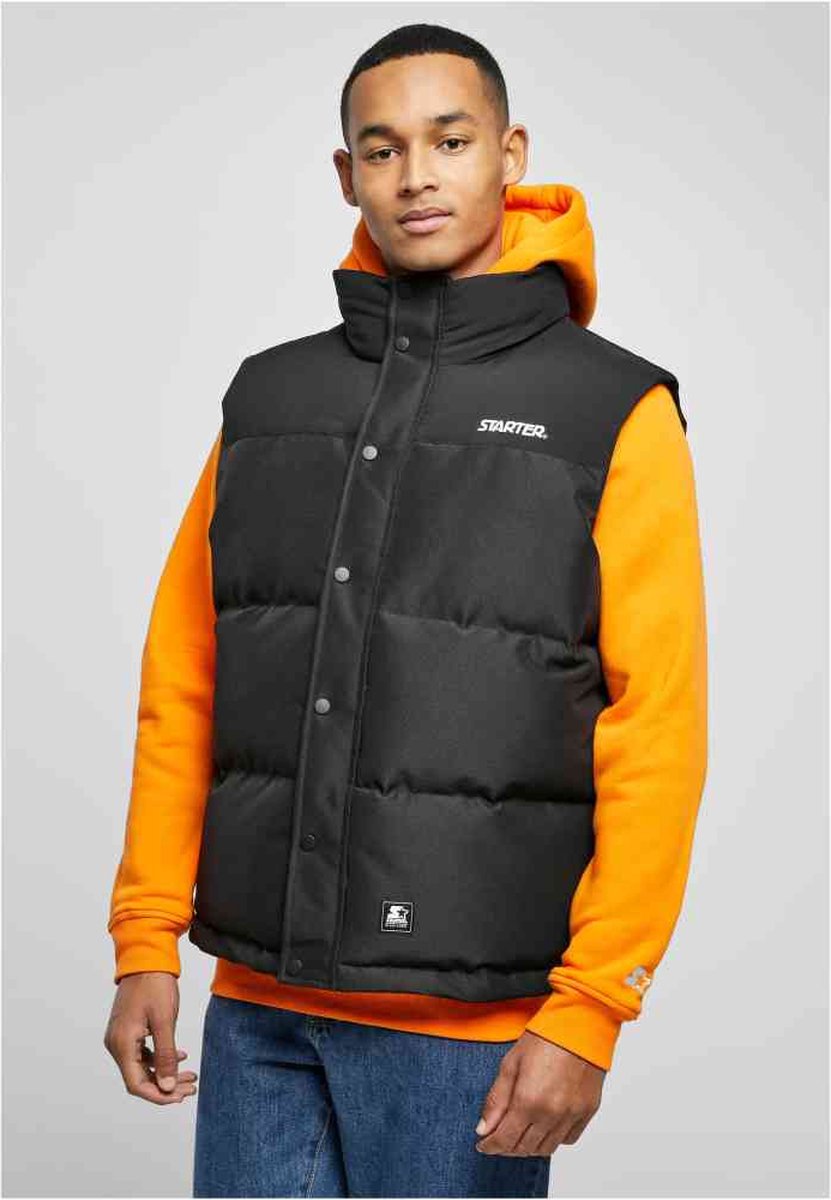 Starter Black Label - Puffer Mouwloos jacket - XL - Zwart