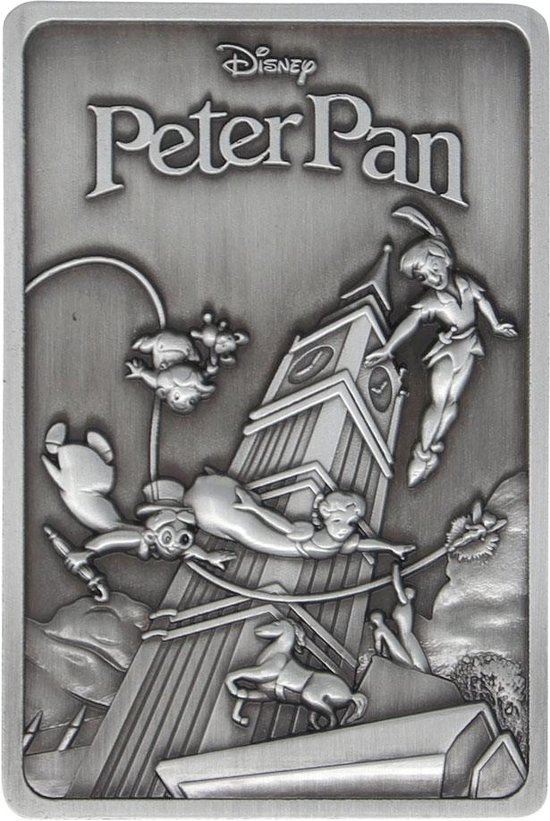 FaNaTtik Peter Pan - Ingot Limited Edition Verzamelobject - Zilverkleurig