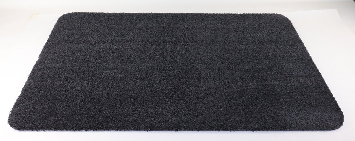 PRIMA - Soft - XL - Badmat - Hangend - WCmat - zwart - antraciet - 60x100cm - antislip
