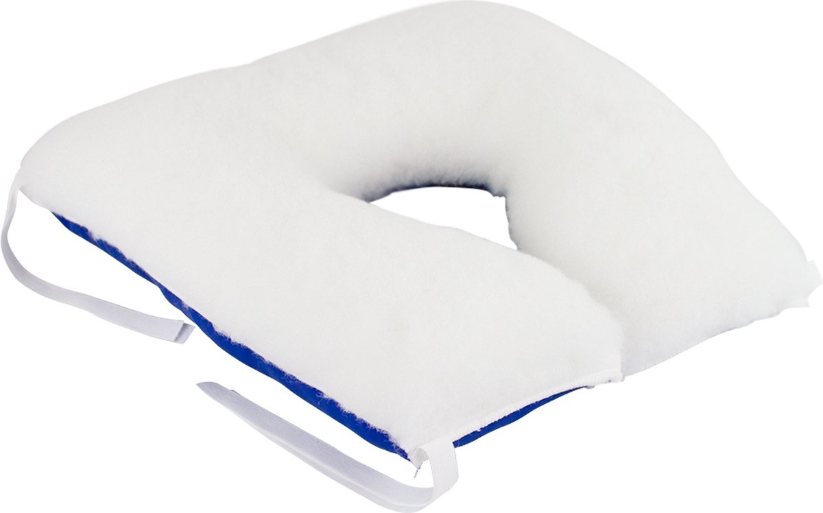 Mobiclinic Anti decubituskussen - U-vormig - Voor stoel of bank - Zitkussen - 44 x 44 cm