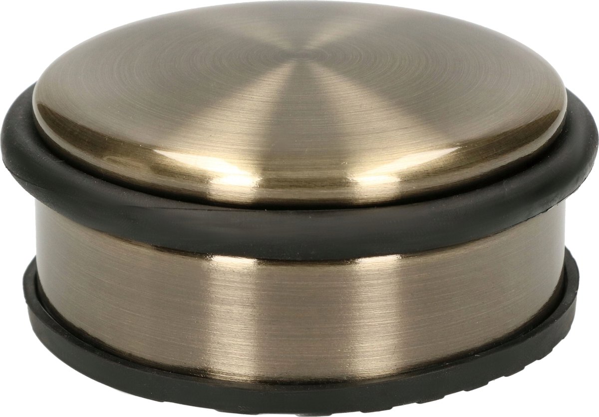 Deurstopper antiek messing - diameter 10,5 cm - 1kg